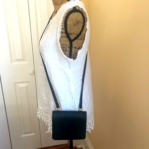 Liz Claiborne Black Small Crossbody Bag W Snap
